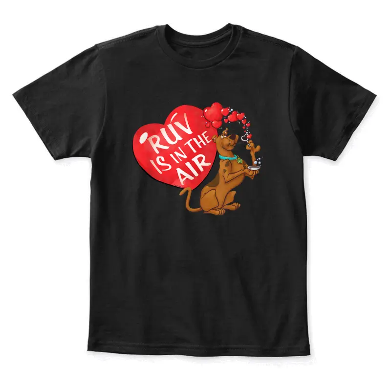 Scooby-Doo Valentine's Day Ruv Is In The Air Youth Staple T-Shirt