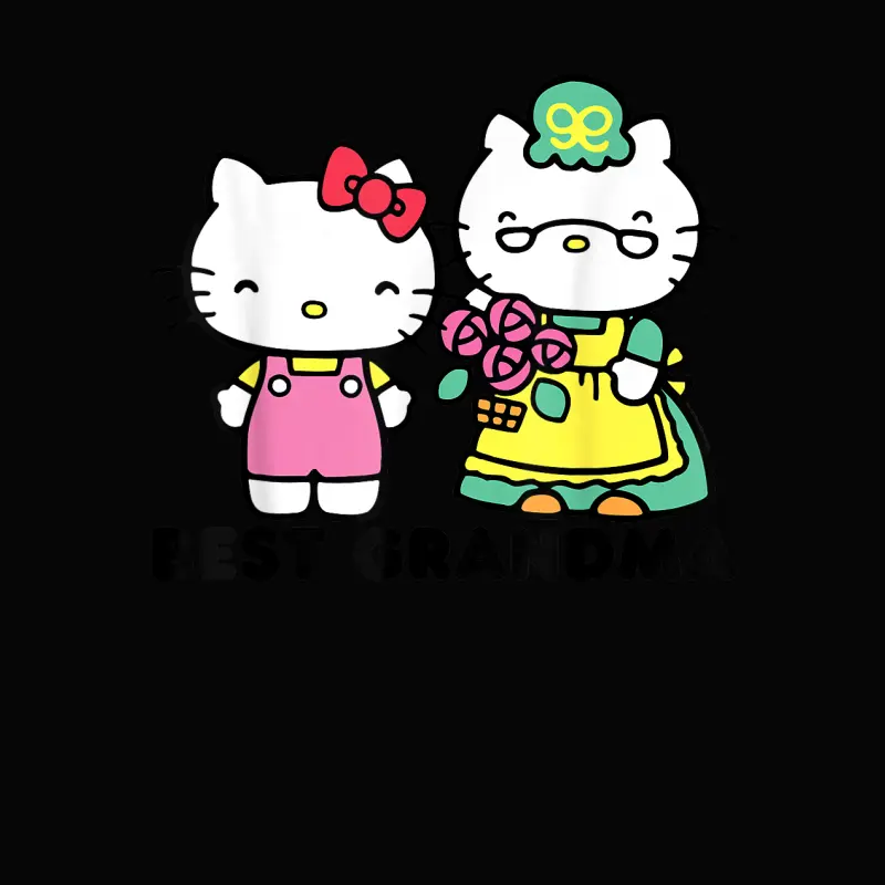 Hello Kitty Best Grandma Toddler Staple T-Shirt