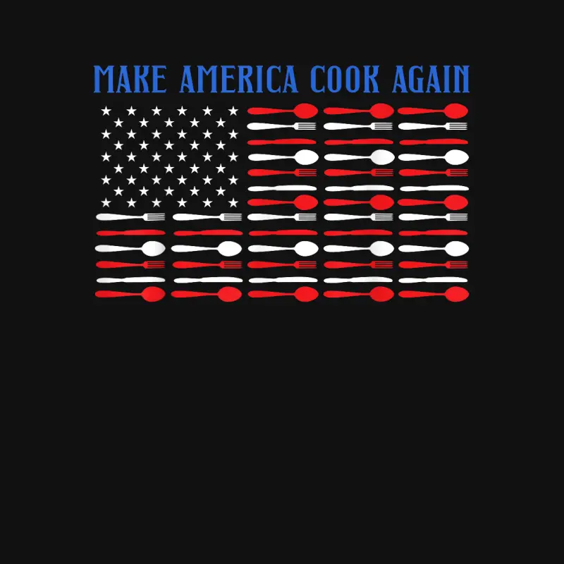 Make America Cook Again Chef Knife Kitchen Food Menu Cook Baby Onesie