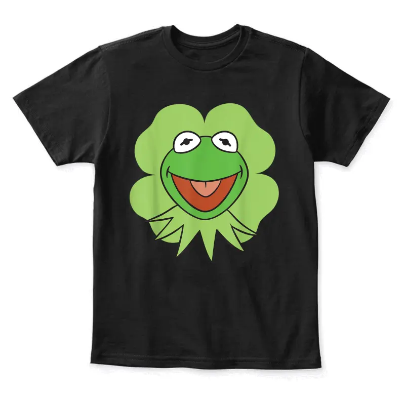 Disney Muppets Kermit Shamrock St. Patrick's Day Youth Staple T-Shirt