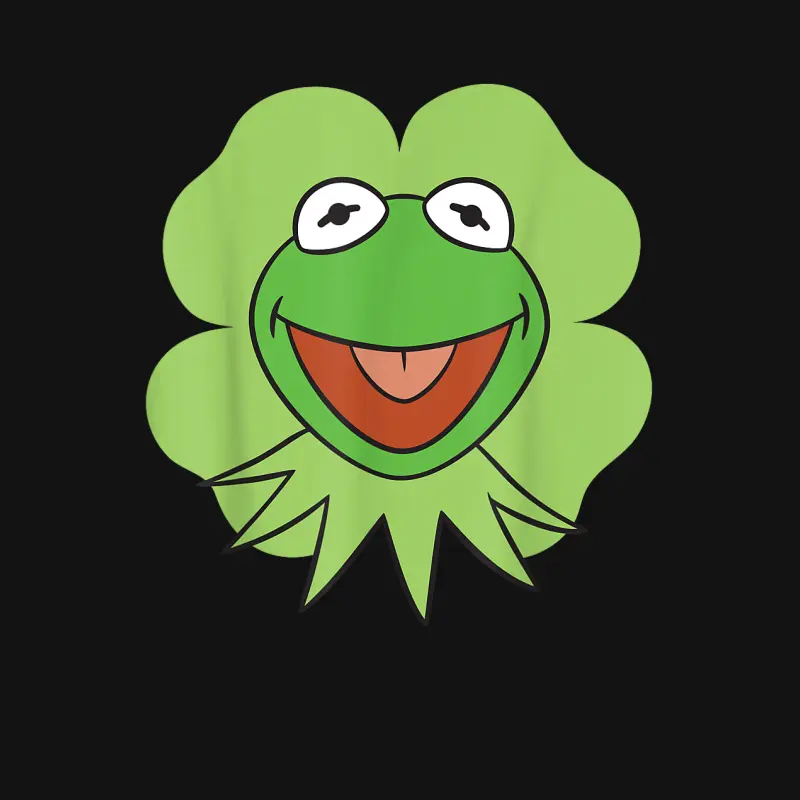Disney Muppets Kermit Shamrock St. Patrick's Day Youth Staple T-Shirt