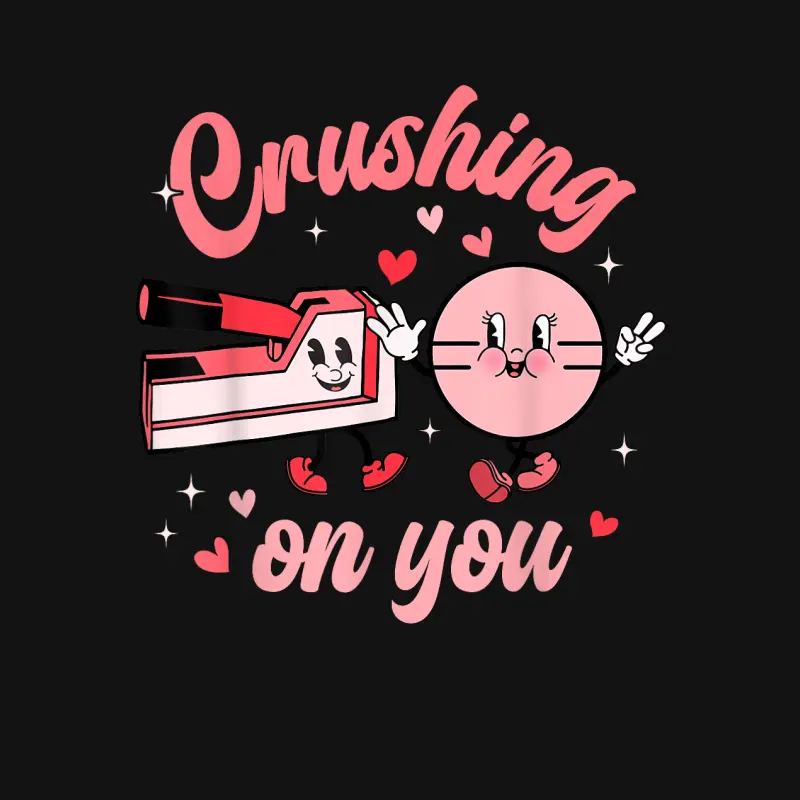 Funny Crushing On You Nursing Medical Valentines Day Women Unisex Long Sleeve T-Shirt
