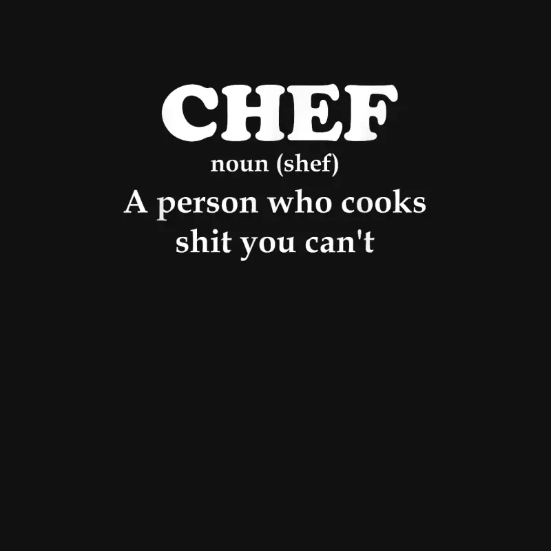 Chef Definition Cook Stuff You Can't Design Kitchen Baby Onesie