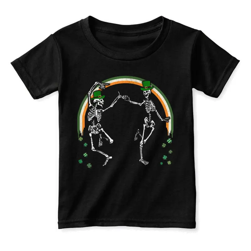 St Patrick's Day Skeleton Dancing Skeletons Toddler Staple T-Shirt