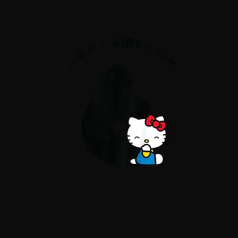 Kids Hello Kitty It's My 6Th Birthday Unisex Staple T-Shirt