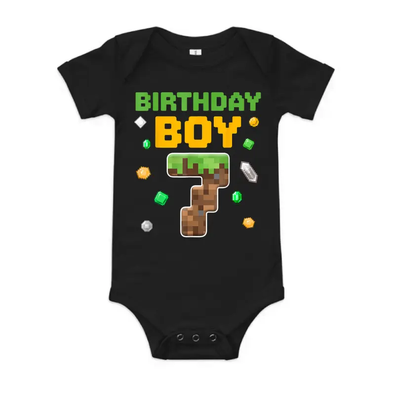 Birthday Boy Game Baby Onesie