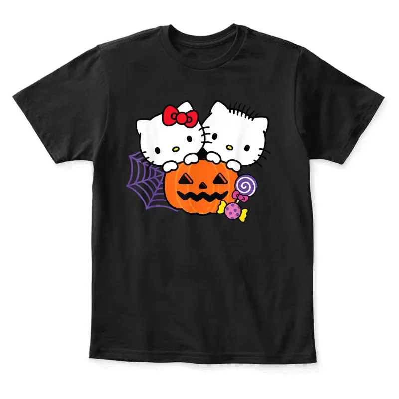 Hello Kitty Dear Daniel Perfect Pair Halloween Youth Staple T-Shirt