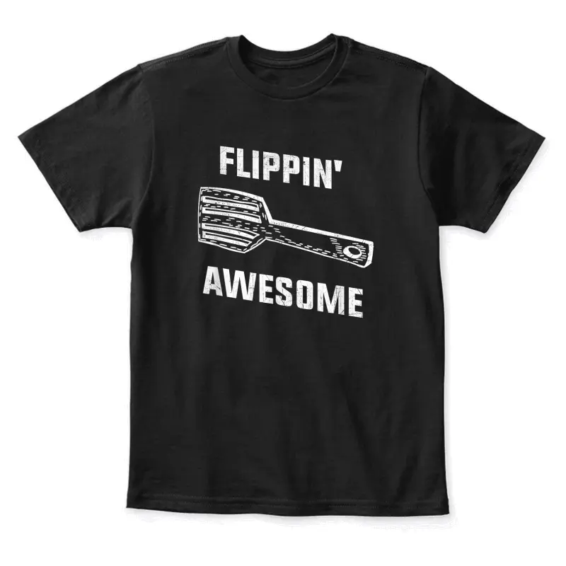 Flippin' Awesome Spatula - Funny Baker Or Cook T Shirt Youth Staple T-Shirt