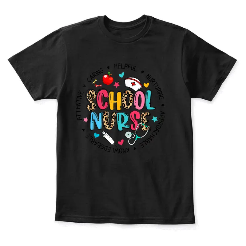 School Nurse Appreciation Back To School Nurse For Women Youth Staple T-Shirt