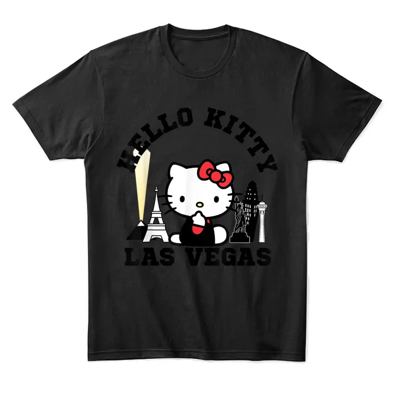 Hello Kitty Viva Las Vegas Tee Shirt Unisex Staple T-Shirt