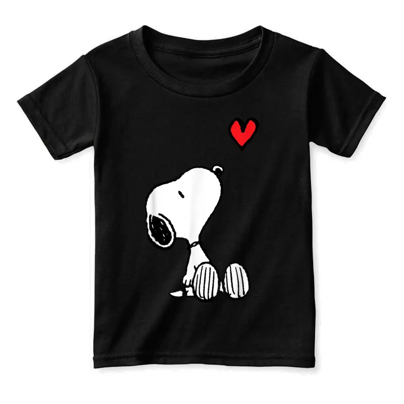 Peanuts Heart Sitting Snoopy Toddler Staple T-Shirt