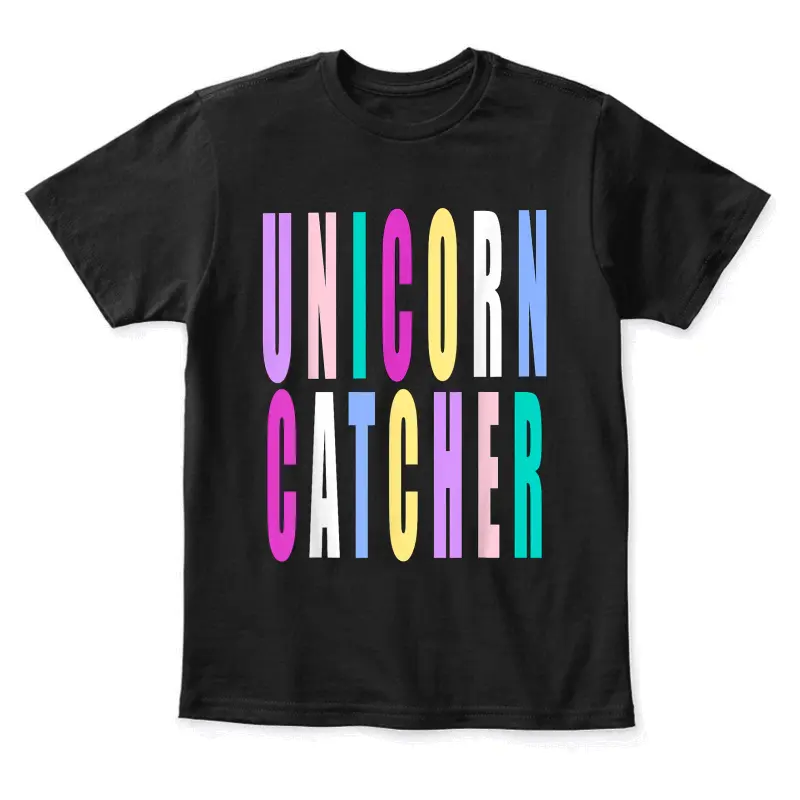 Unicorn Catcher Family Halloween Costume For Mom And Dad Youth Staple T-Shirt