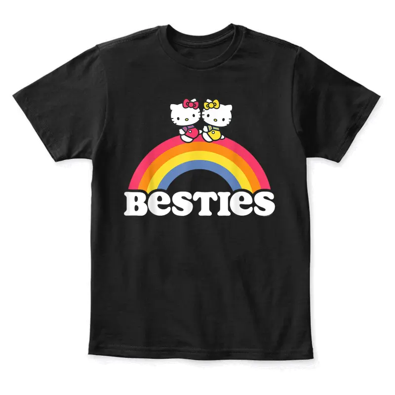 Hello Kitty And Mimmy Besties Tee Shirt Youth Staple T-Shirt