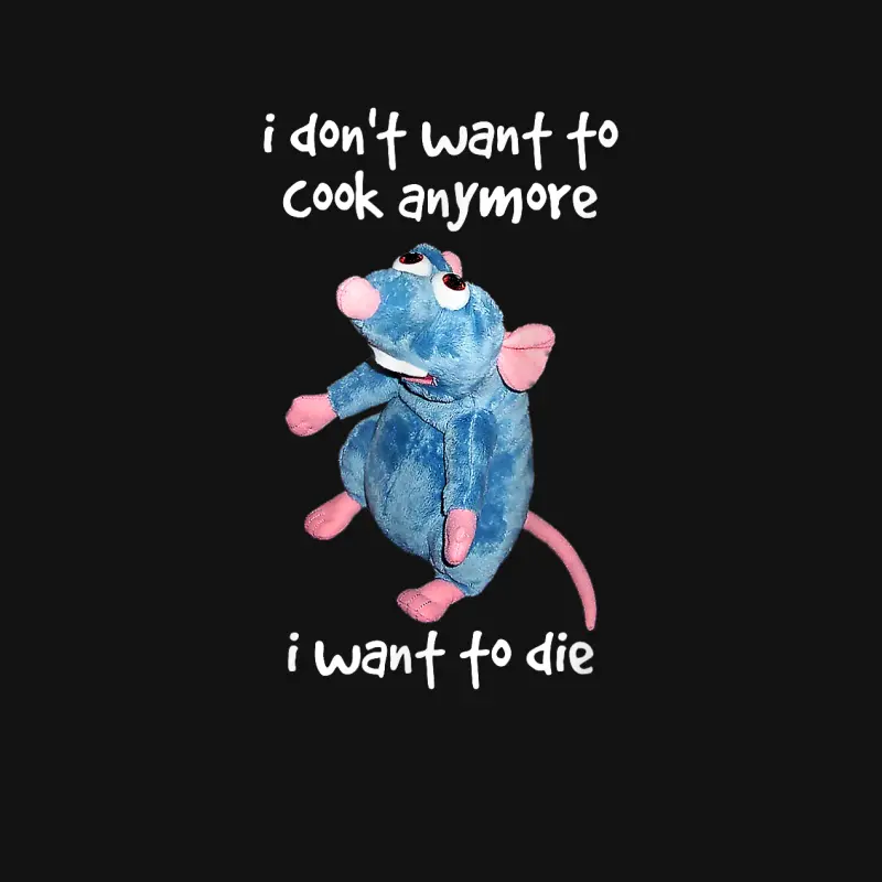 I Don't Want To Cook Anymore I Want To Die Funny Unisex Long Sleeve T-Shirt