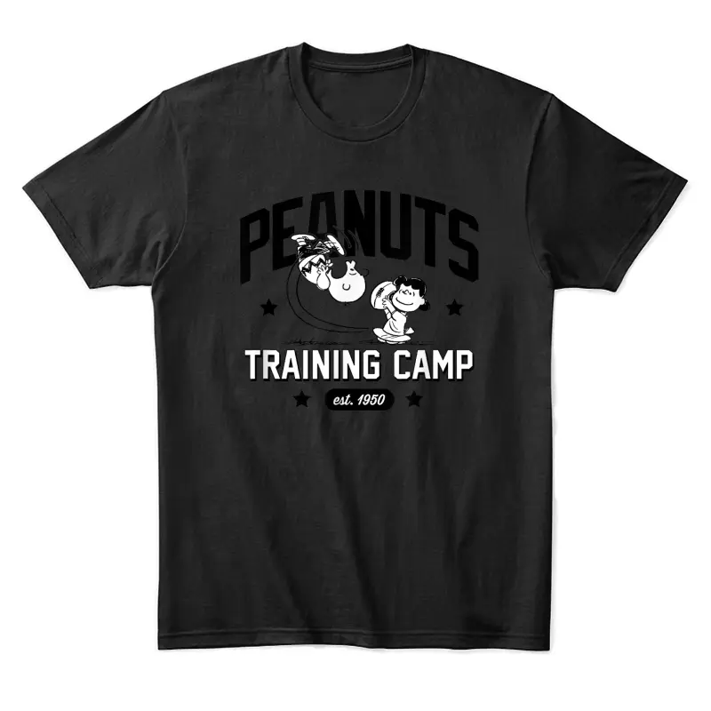 Peanuts - Charlie Brown And Lucy Football Training Camp Unisex Staple T-Shirt