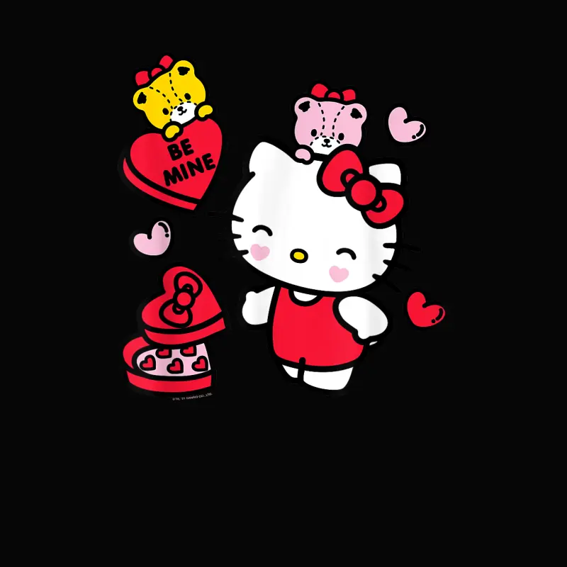 Hello Kitty Be Mine Candy Gifts Valentine's Toddler Staple T-Shirt