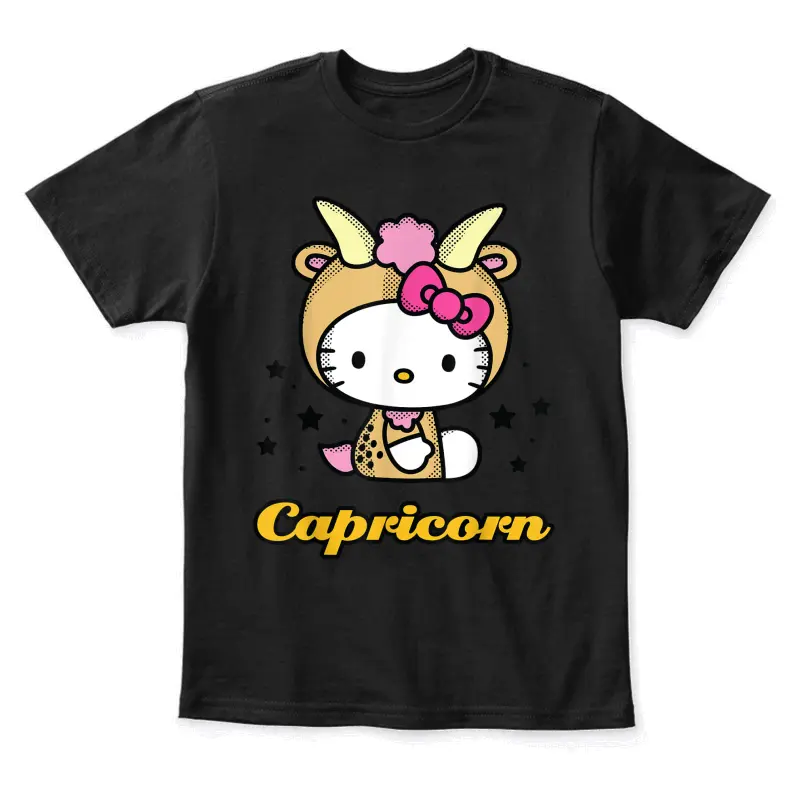 Hello Kitty Zodiac Capricorn Tee Shirt Youth Staple T-Shirt