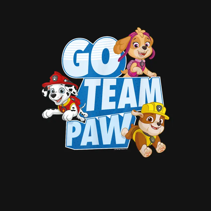 Paw Patrol Go Team Paw Unisex Long Sleeve T-Shirt