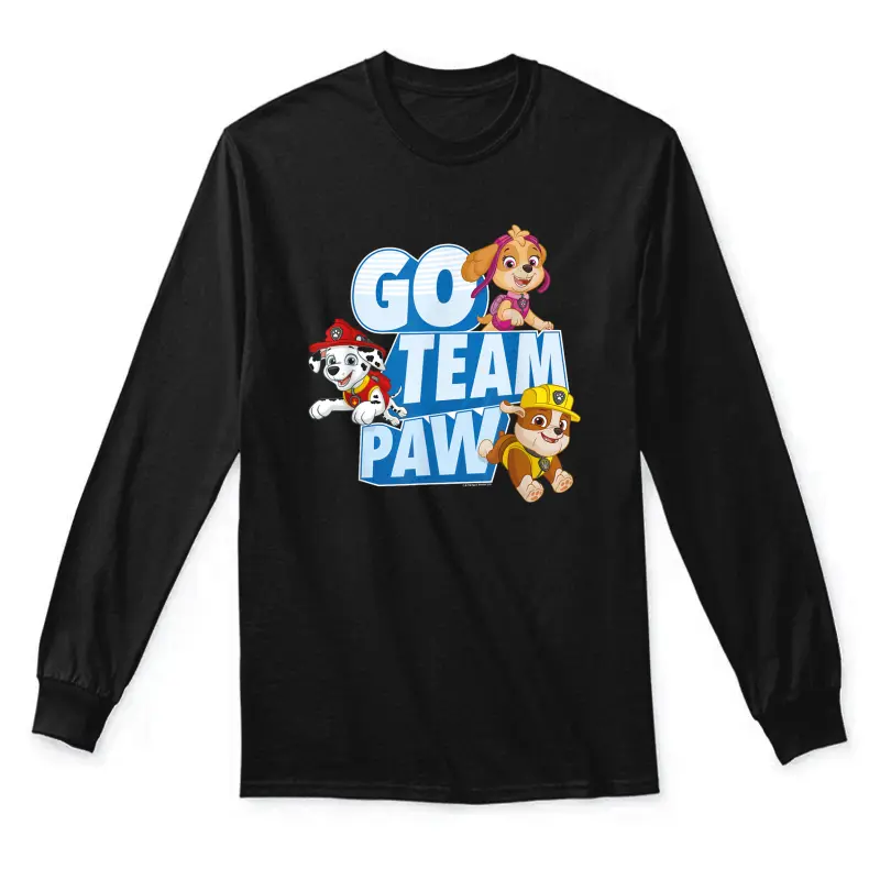 Paw Patrol Go Team Paw Unisex Long Sleeve T-Shirt