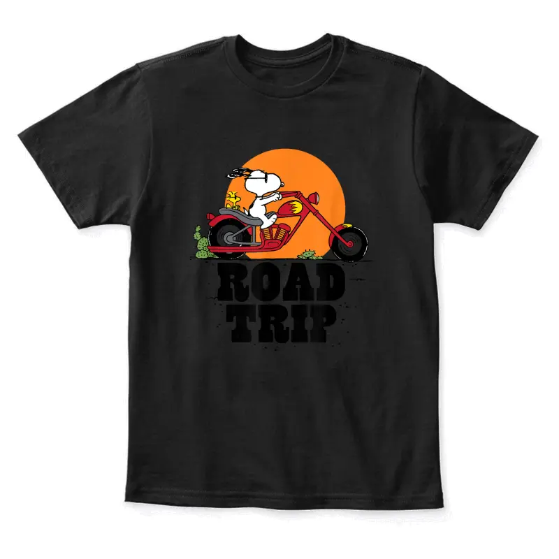 Peanuts - Snoopy Road Trip Youth Staple T-Shirt