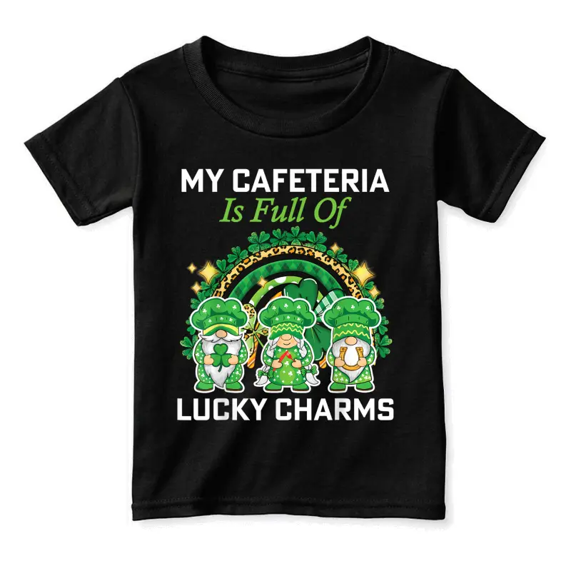 St Patrick's Day Lunch Lady Chef My Cafeteria Workers Toddler Staple T-Shirt