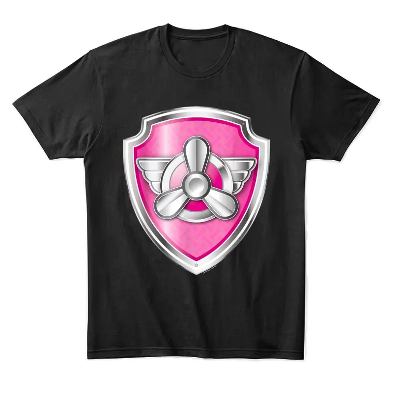 Paw Patrol Skye Badge Unisex Staple T-Shirt