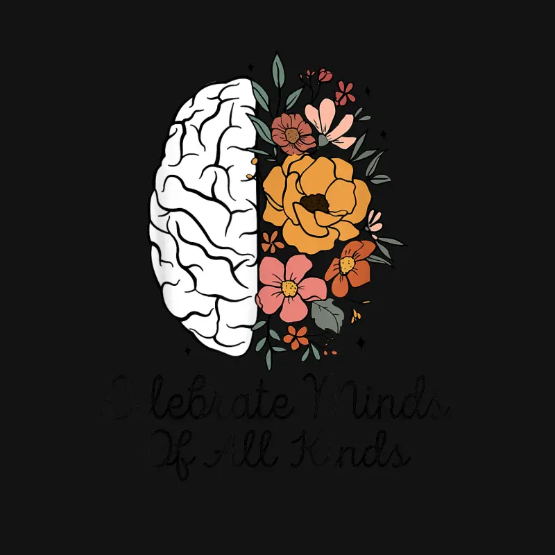 Celebrate Minds Of All Kinds Neurodiversity Autism Unisex Long Sleeve T-Shirt