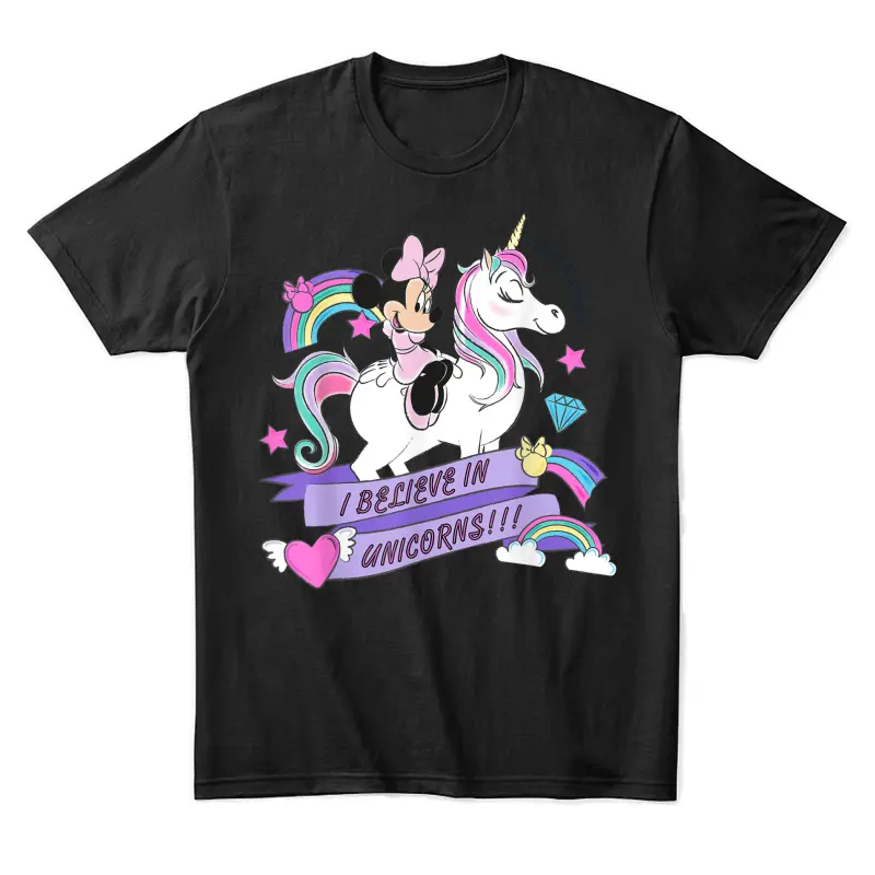 Disney Minnie Mouse Unicorn 100 Unicorn Unisex Staple T-Shirt