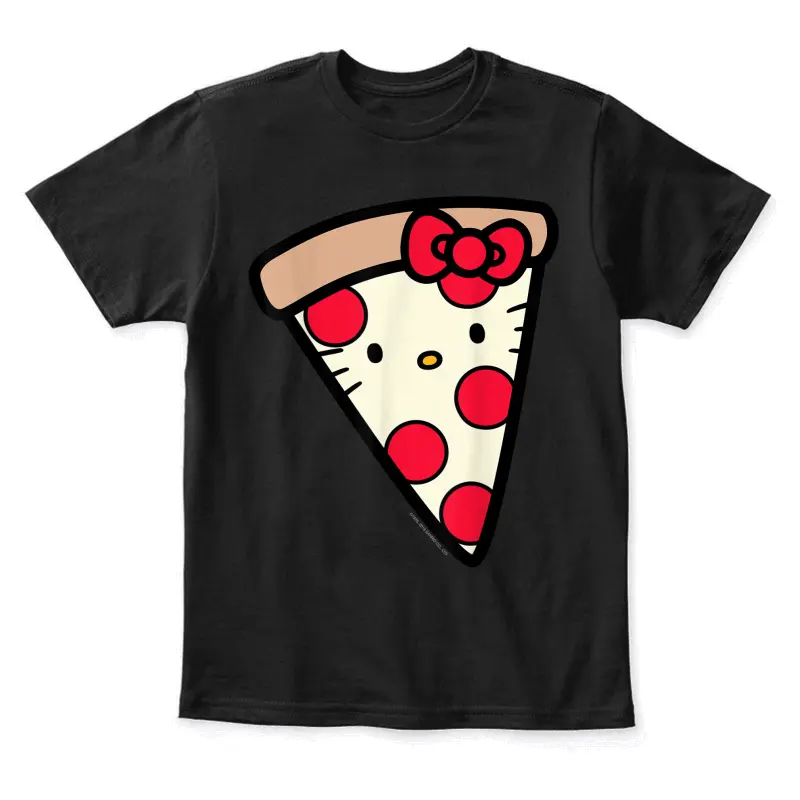 Hello Kitty Pizza Slice Tee Shirt Youth Staple T-Shirt
