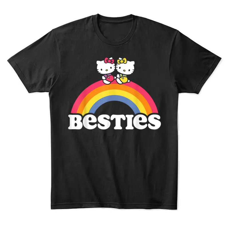 Hello Kitty And Mimmy Besties Tee Shirt Unisex Staple T-Shirt