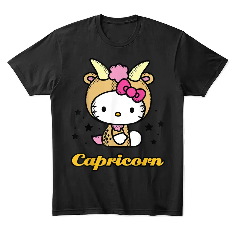 Hello Kitty Zodiac Capricorn Tee Shirt Unisex Staple T-Shirt