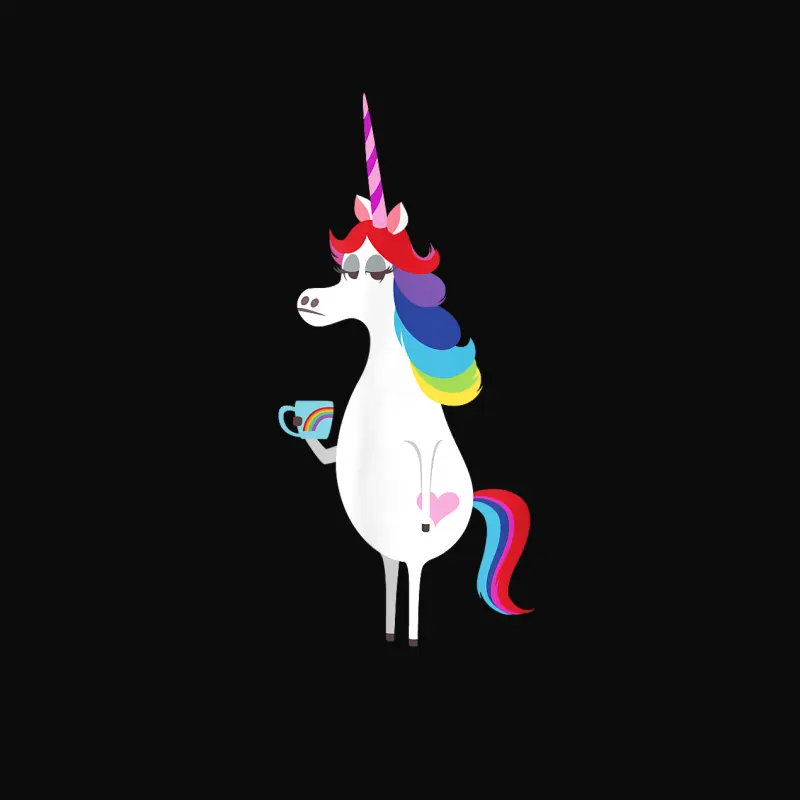 Disney And Pixar's Inside Out Rainbow Unicorn Unisex Staple T-Shirt