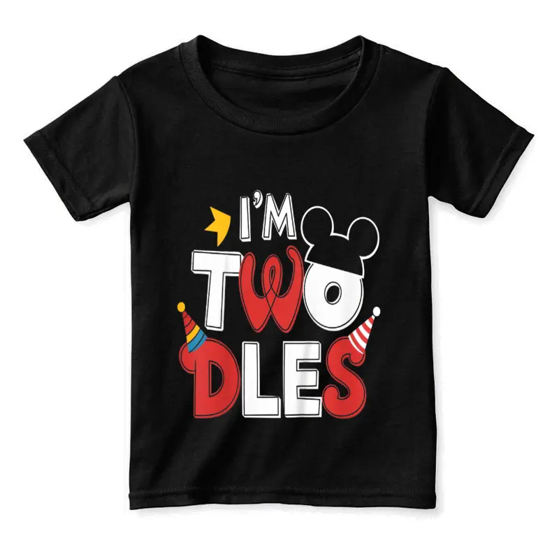 I’m Twodles Fun 2Nd Birthday Party Design Toddler Staple T-Shirt