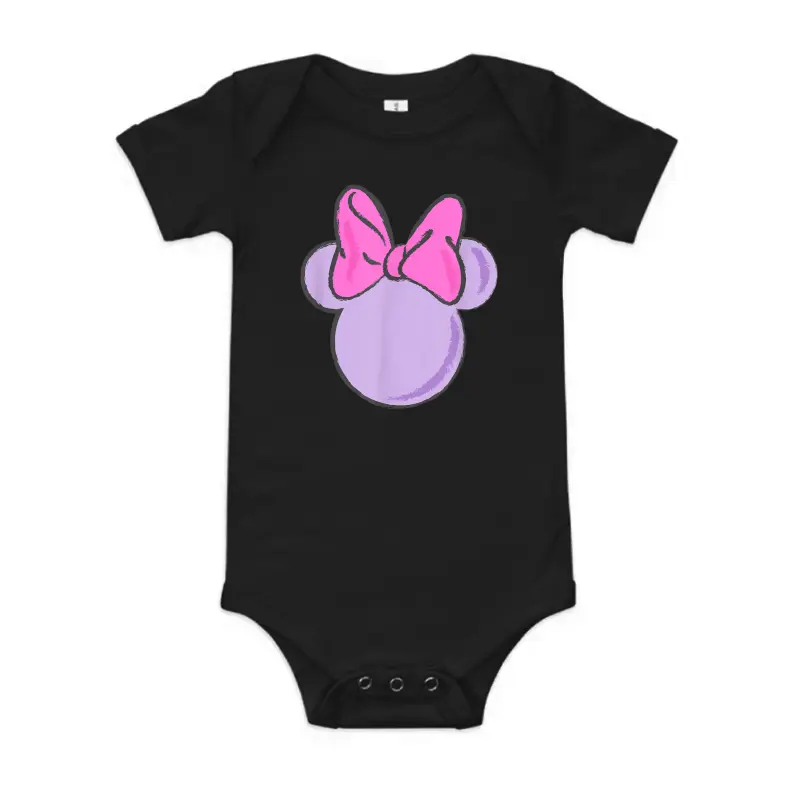 Disney Minnie Mouse Unicorn Silhouette Baby Onesie
