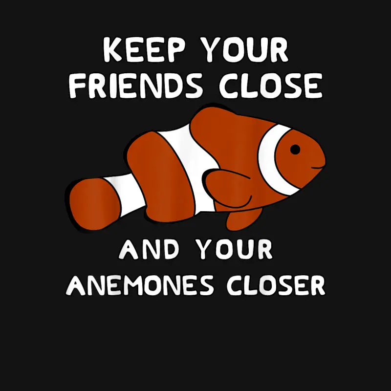 Funny Clown Fish Pun  - Clownfish Anemone T-Shirt Unisex Long Sleeve T-Shirt