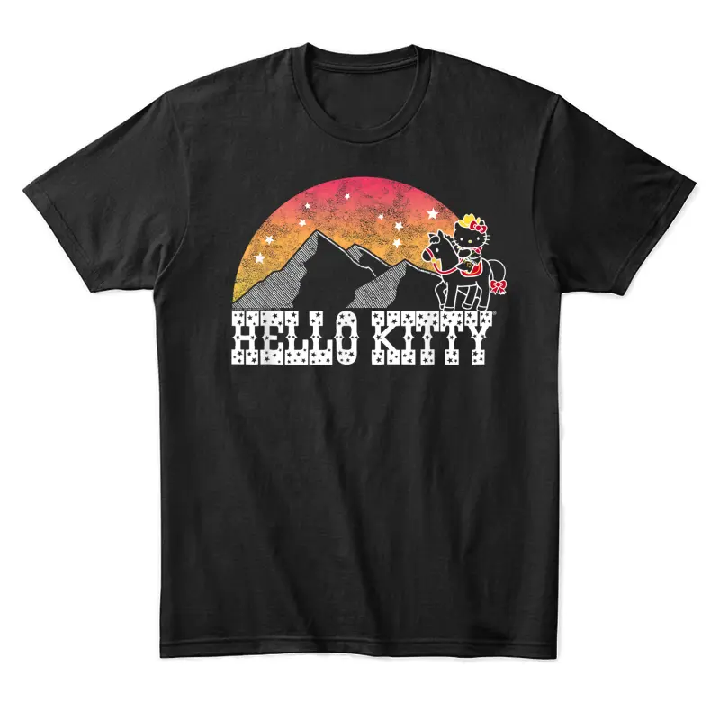Hello Kitty Wild West Tee Shirt Unisex Staple T-Shirt