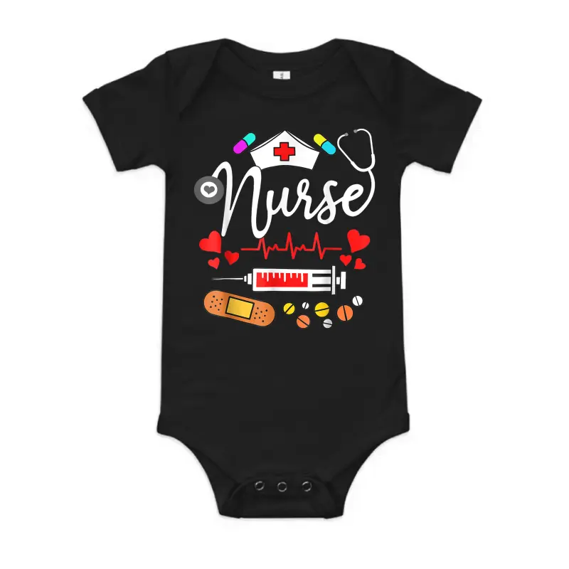Nurse's Day Nurse Life Nurse Week 2024 Womens Baby Onesie