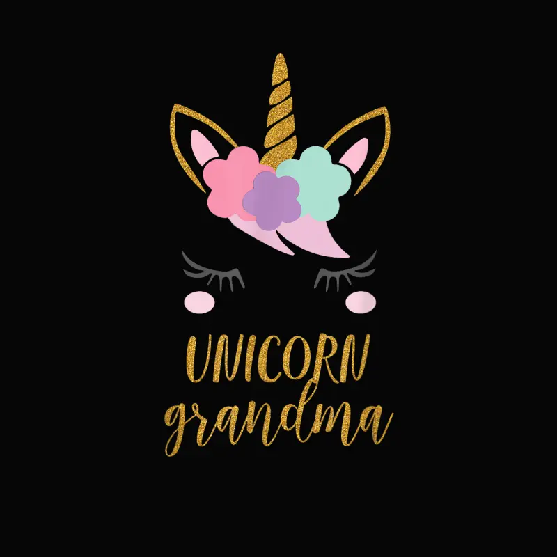 Grandma Unicorn Shirt, Cute Unicorn Grandma Gift Toddler Staple T-Shirt