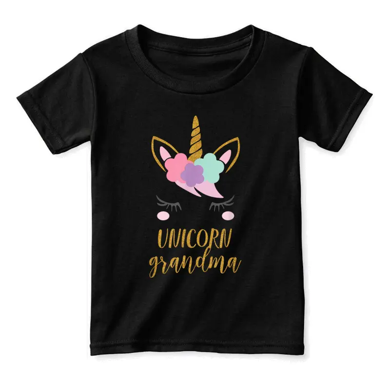Grandma Unicorn Shirt, Cute Unicorn Grandma Gift Toddler Staple T-Shirt