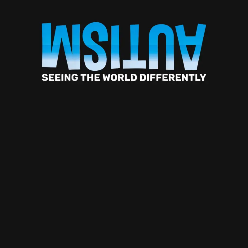 Seeing The World Differently Autism Awareness Unisex Long Sleeve T-Shirt