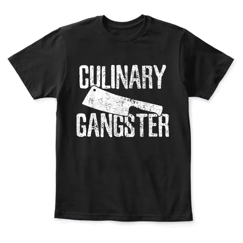 Chef Cook Cooking Culinary Gangster Vintage Youth Staple T-Shirt
