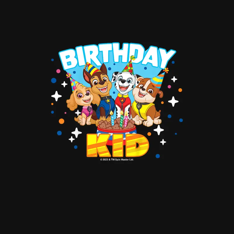 Paw Patrol Birthday Kid Friendly Group Celebration Baby Onesie