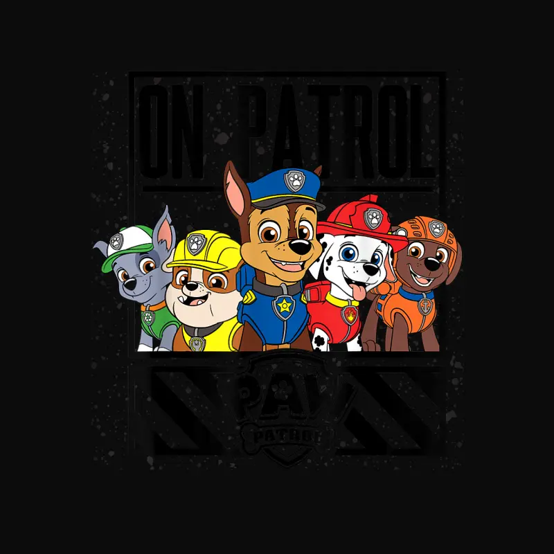 Paw Patrol Group On Patrol Unisex Staple T-Shirt