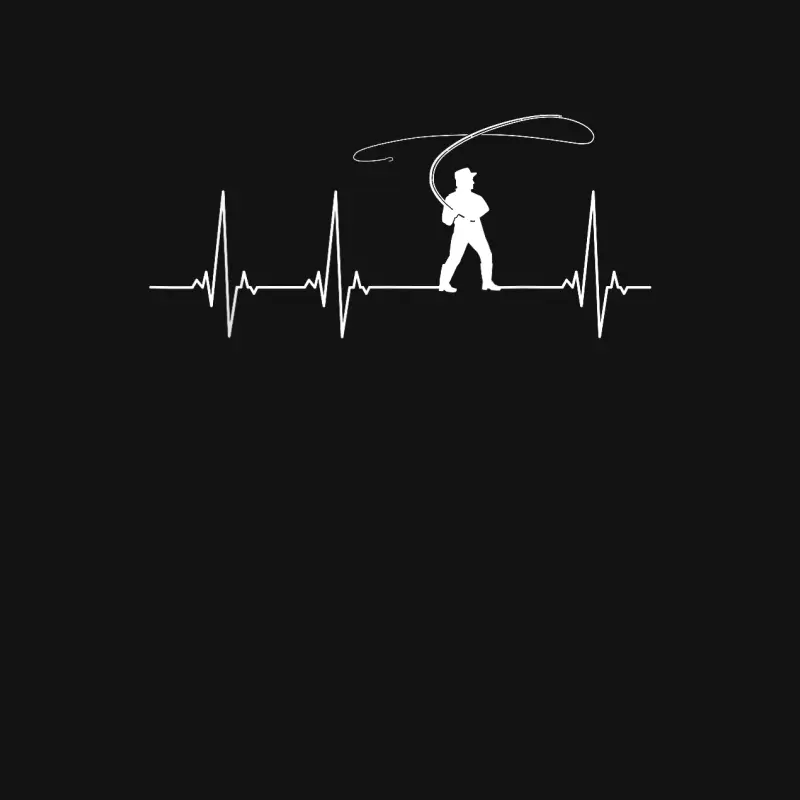 Fly Fishing Heartbeat Youth Staple T-Shirt