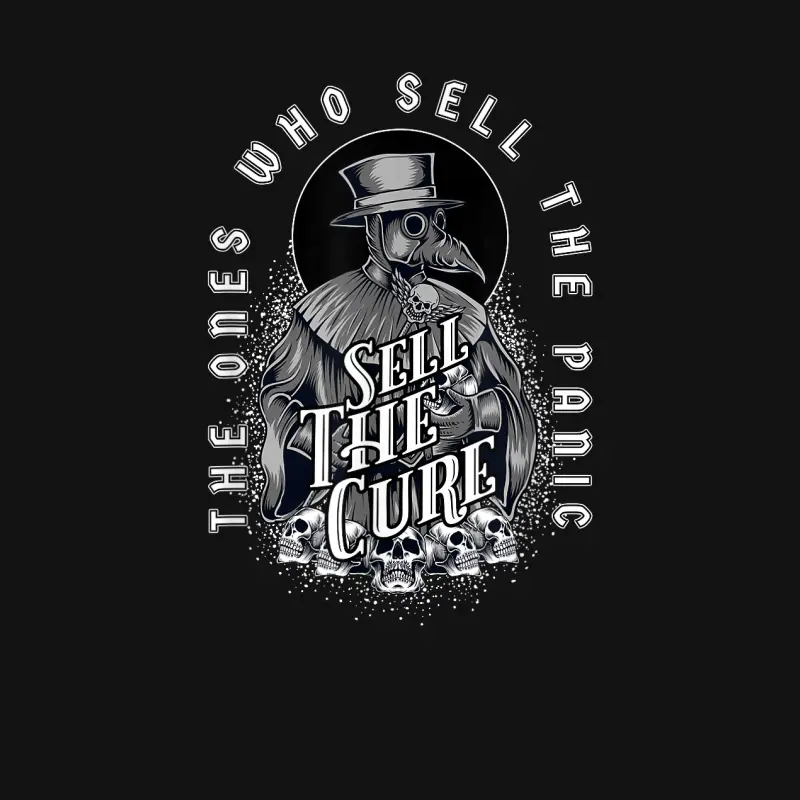 Plague Doctor - Sell The Panic Sell The Cure Unisex Long Sleeve T-Shirt