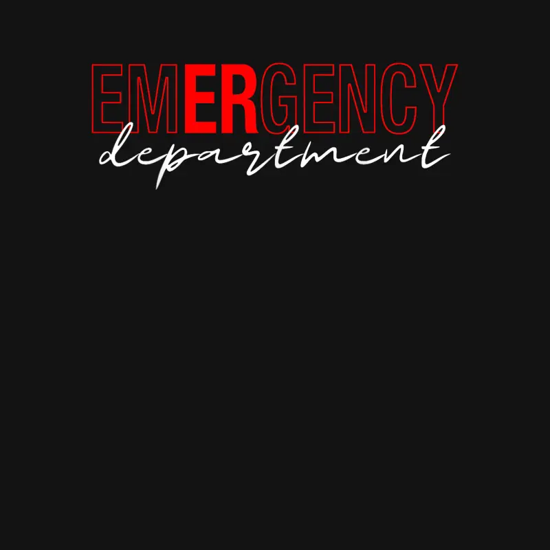 Emergency Room Er Rn Nurse Department Healthcare Nursing Youth Staple T-Shirt