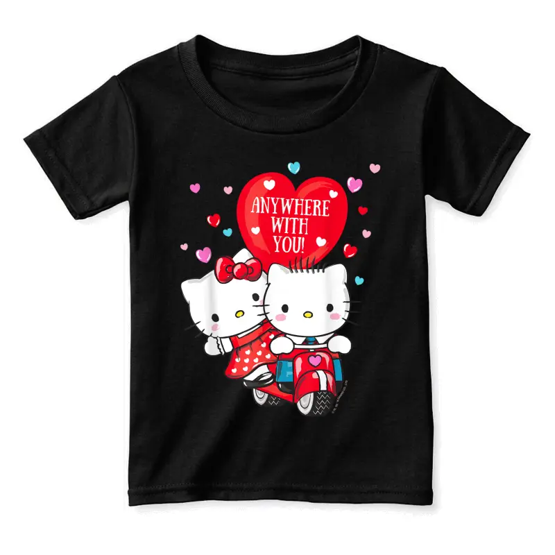 Hello Kitty And Dear Daniel Anywhere With You Valentine Tee Toddler Staple T-Shirt