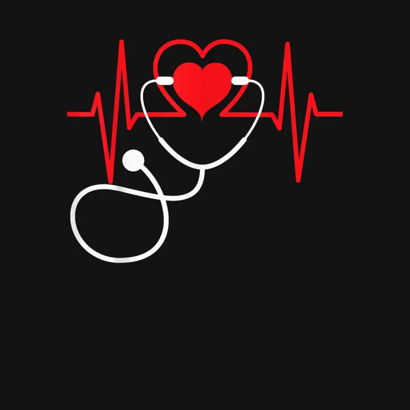Funny Heart Beats Nurse Nursing Medical T Shirt Men Woman Unisex Long Sleeve T-Shirt