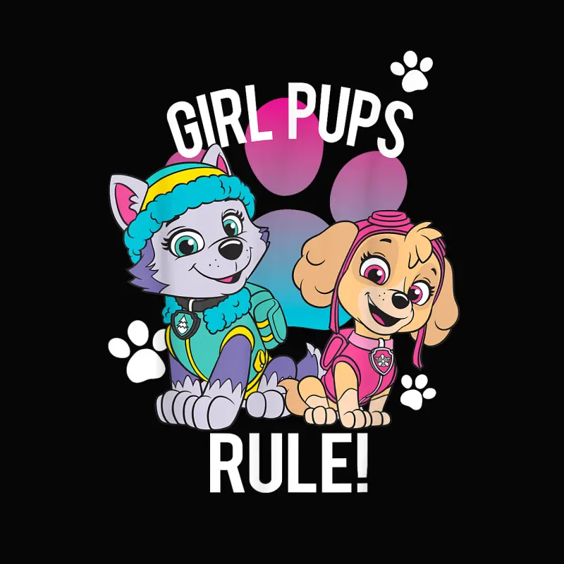 Paw Patrol Girl Pups Rule! Toddler Staple T-Shirt