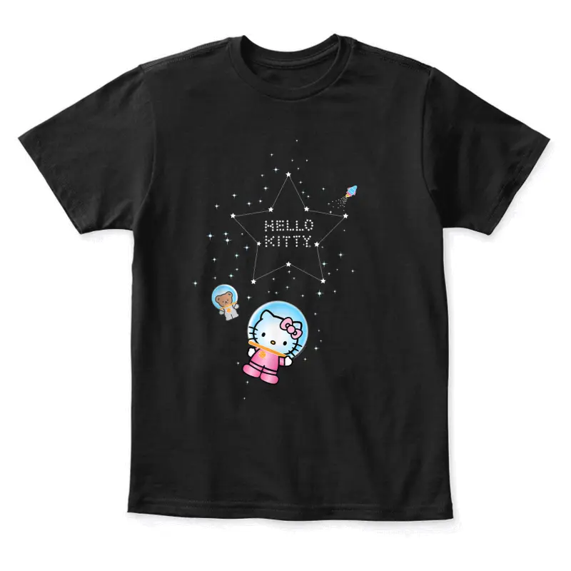 Hello Kitty Constellation Stars Astronaut Youth Staple T-Shirt